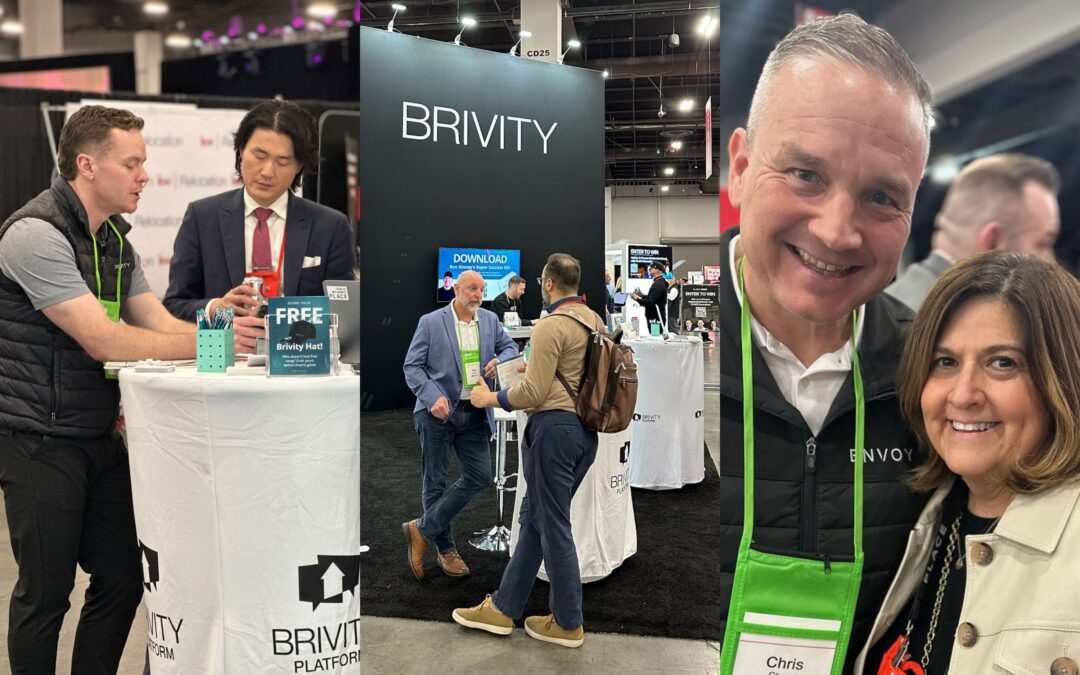 Real estate professionals networking as part of their daily routine at a Brivity event