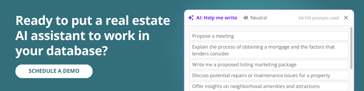 Real Estate AI Assistant GabbiReal estate AI assistant Gabbi Recommends tab with AI-powered lead follow-up suggestions Real estate AI assistant Gabbi Recommends tab with AI-powered lead follow-up suggestions